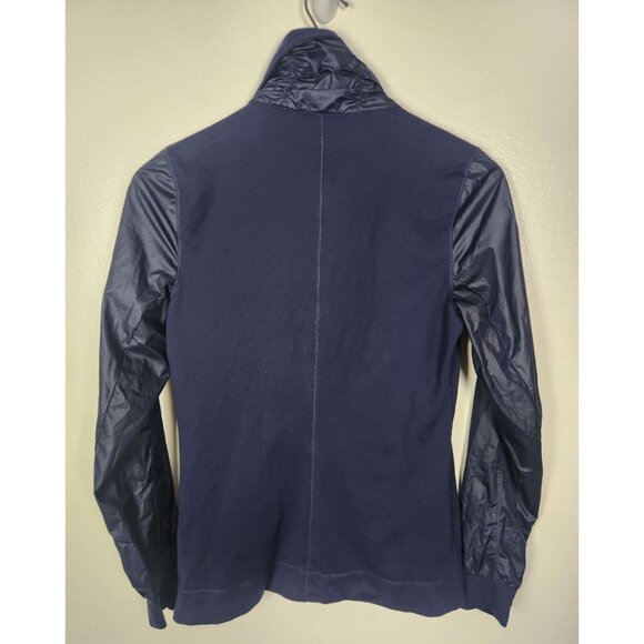 Under Armour Women's Sz. S Navy Blue Full Zip Long Sleeve Jacket - Picture 4 of 6